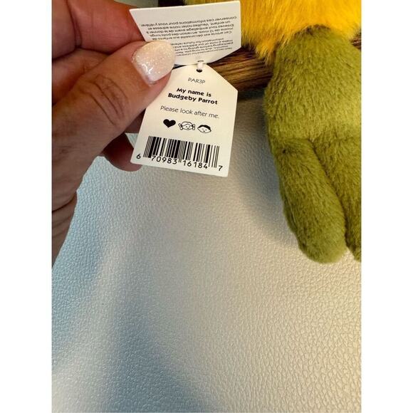 Jellycat Budgeby Parrot Bird NEW!  FAST SHIP Collectible Plush - Picture 9 of 10